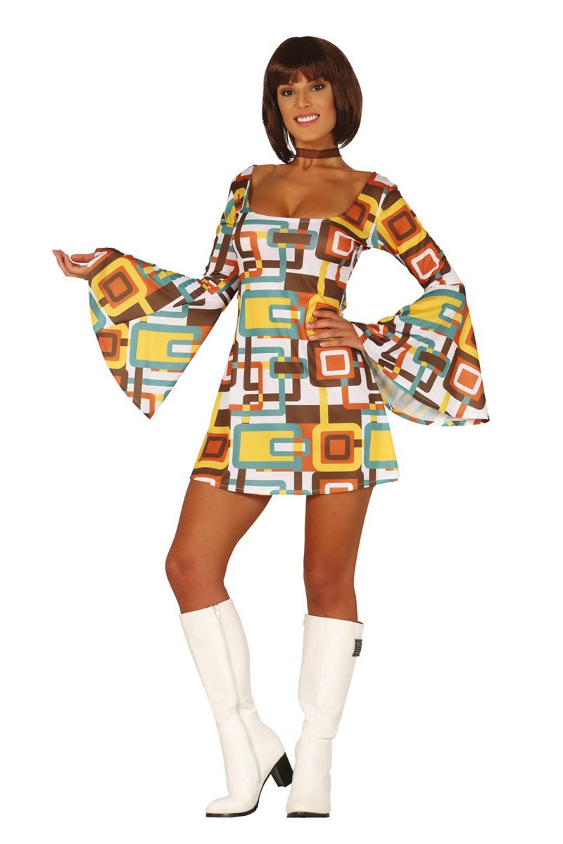 DISCO GIRL ADULT (WOMAN) SIZE M 38 40