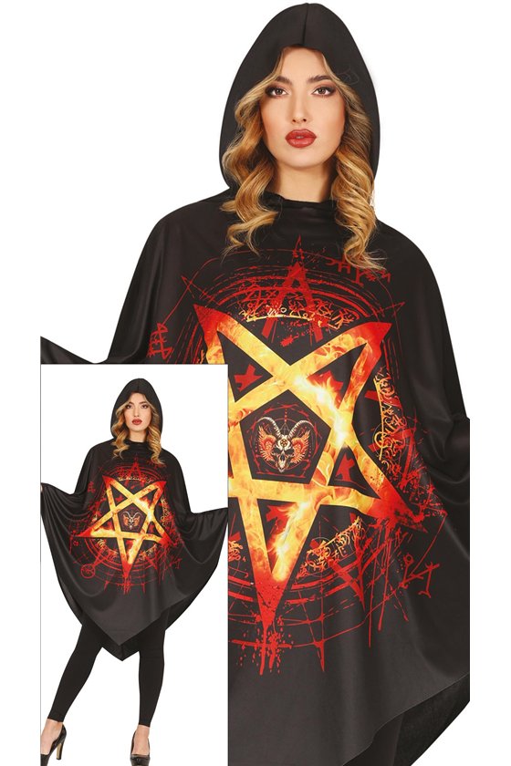 DIABOLIC PONCHO, ADULT, 42 - 44 (L)