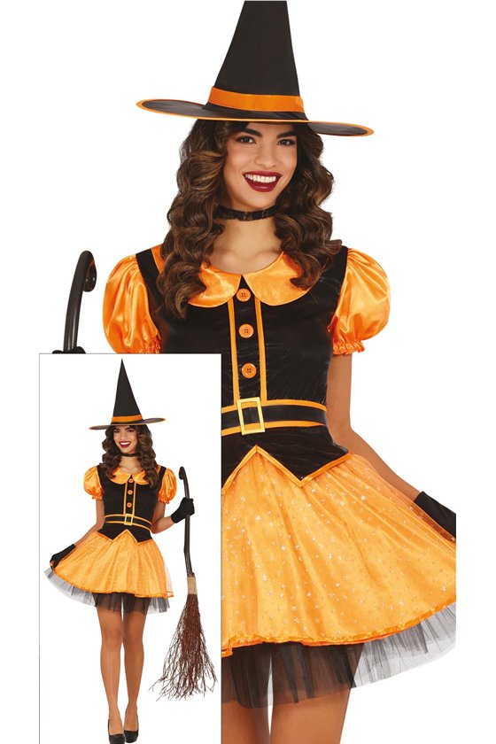 ORANGE WITCH, ADULT, 38 - 40 (M)