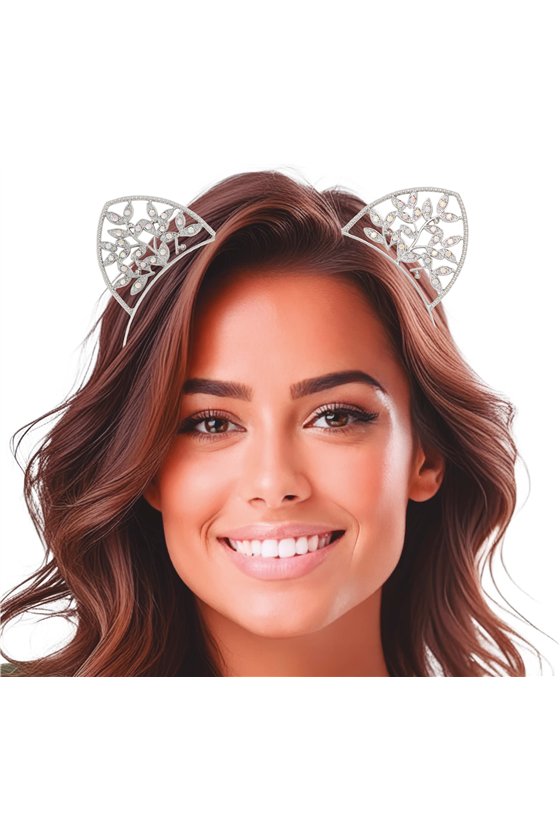 CAT HEADBAND, METAL