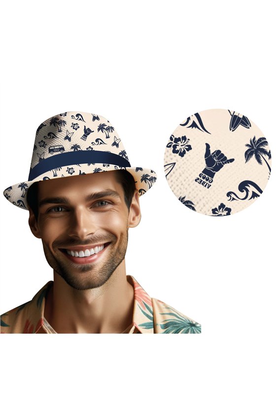 GOOD VIBES SUMMER HAT, ADULTS