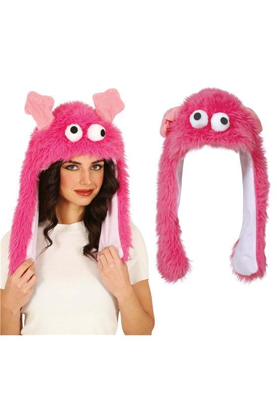 PINK MONSTER HAT, ADULTS