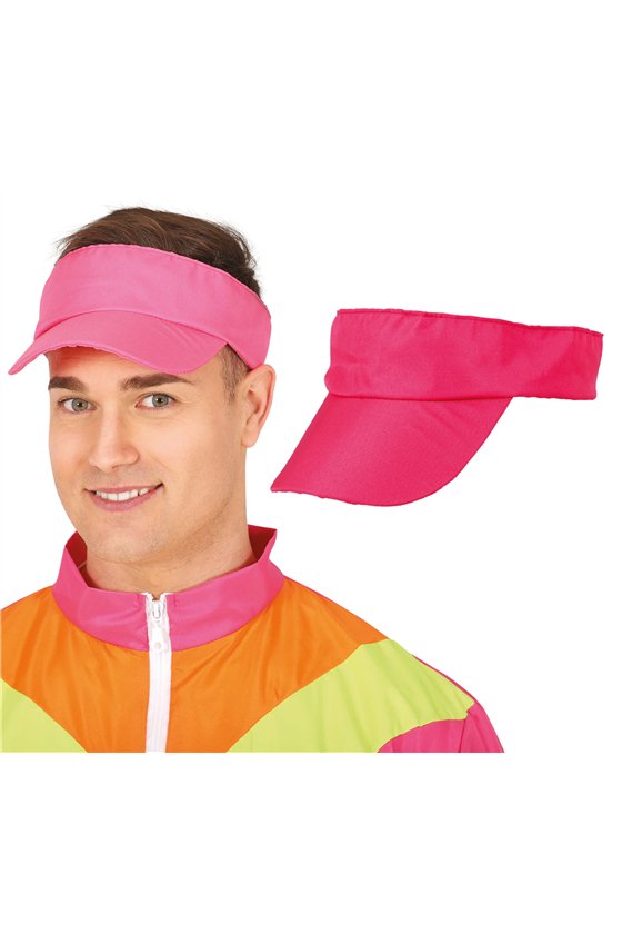 80S VISOR CAP PINK, ADULTS