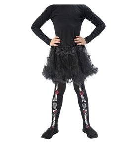 Day of the Dead Tights, Child, Black
