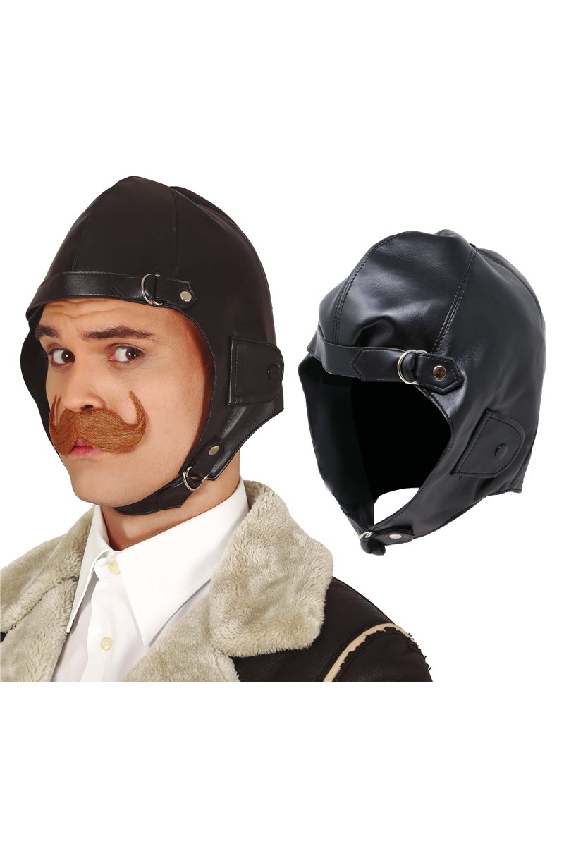 SIMIL LEATHER PILOT SKULLCAP