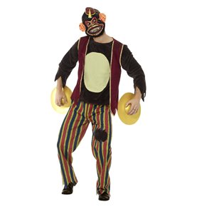 Deluxe Clapping Monkey Toy Costume, Multi-Coloured