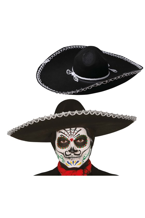 FELT MEXICAN HAT, 55 CM