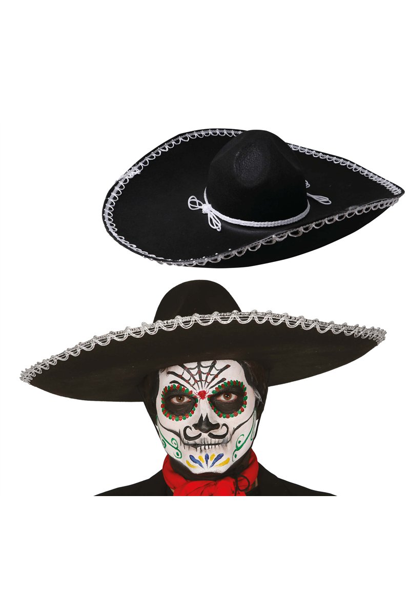 FELT MEXICAN HAT, 55 CM