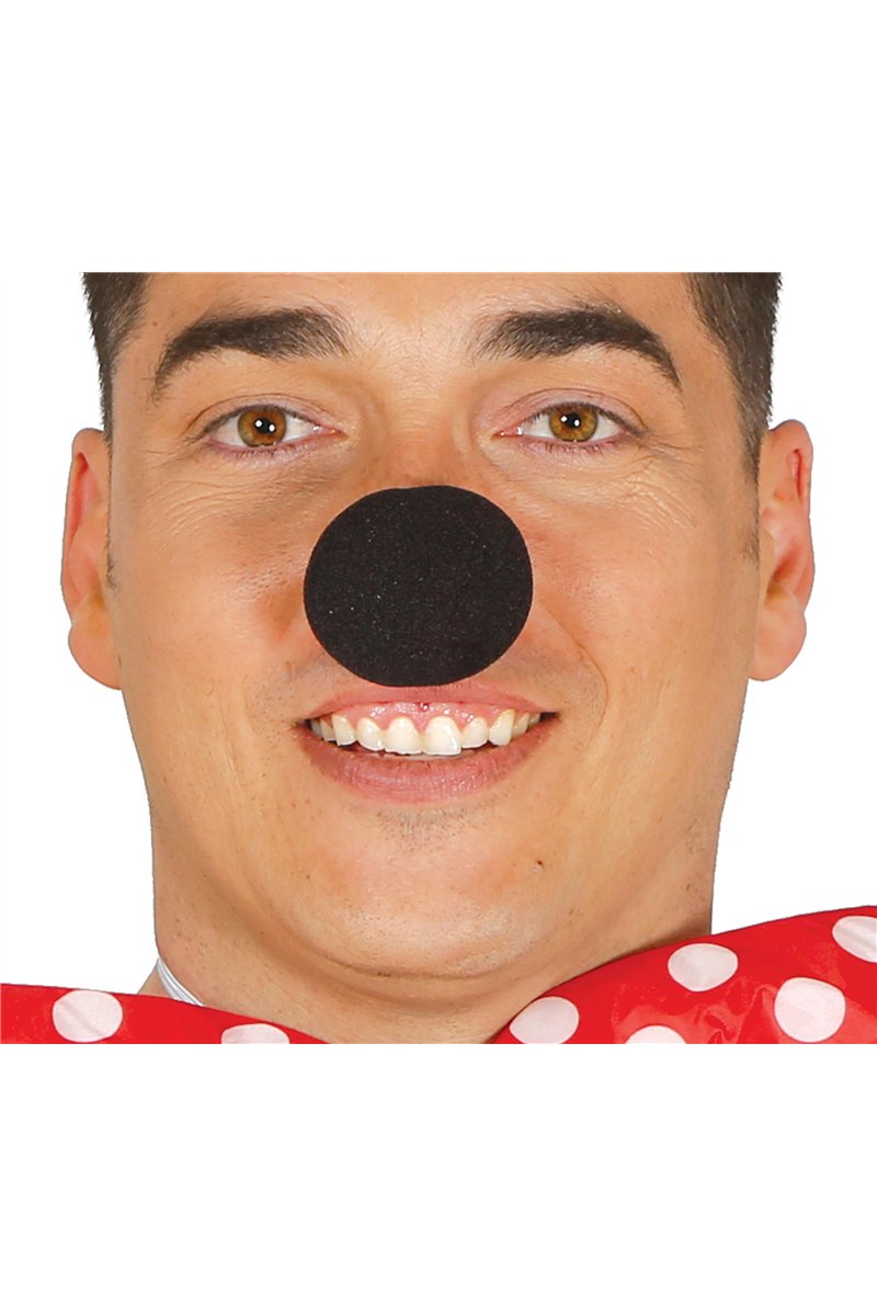 BLACK FOAM RUBBER NOSE,   5 CM