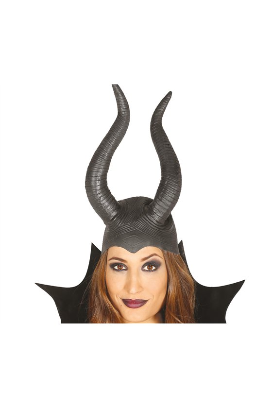 LATEX HELMET WITH HORNS