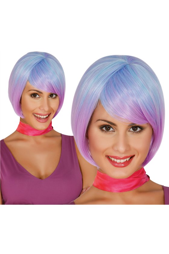 SHORT PURPLE EXTRA WIG (BOX CONTAINER)