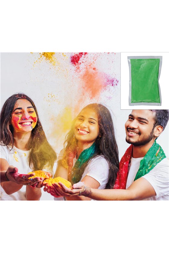 HOLI FESTIVAL POWDER GREEN 200 GR