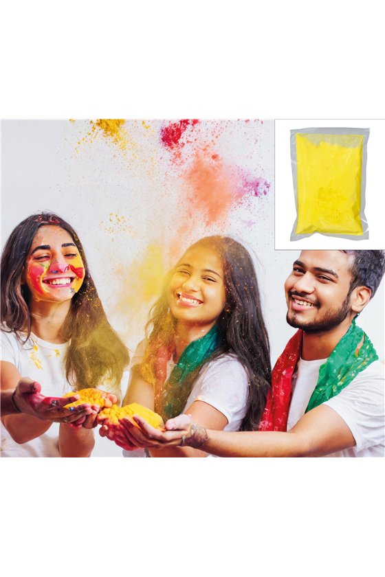 HOLI FESTIVAL POWDER YELLOW 200 GR