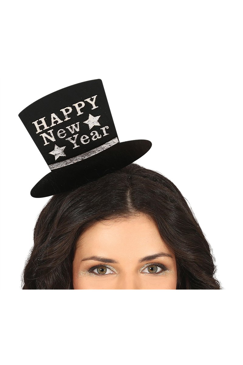 SILVER "HAPPY NEW YEAR" HEADBAND