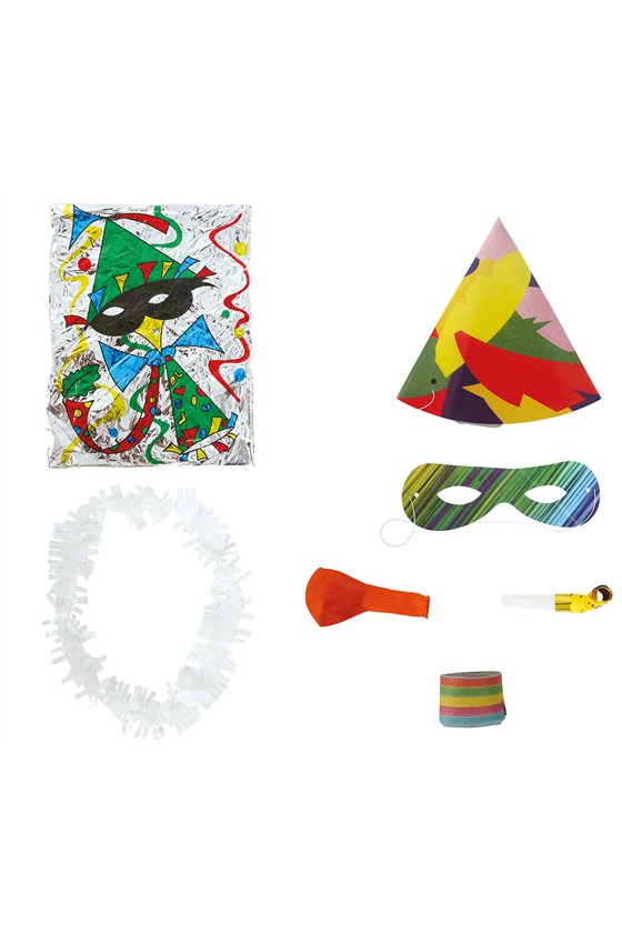 PACK OF 100 METALLIC PARTY BAGS, 40X50 C