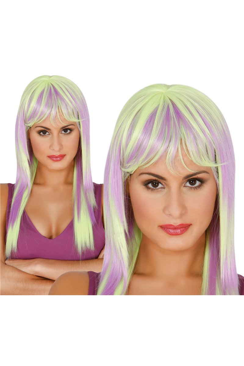 EXTRA YELLOW LONG-HAIRED WIG (BOX CONTAI
