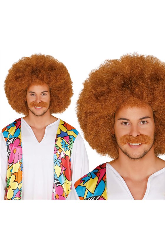 EXTRA BROWN AFRO WIG