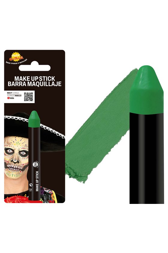 MAKE-UP STICK,  GREEN 10 GR