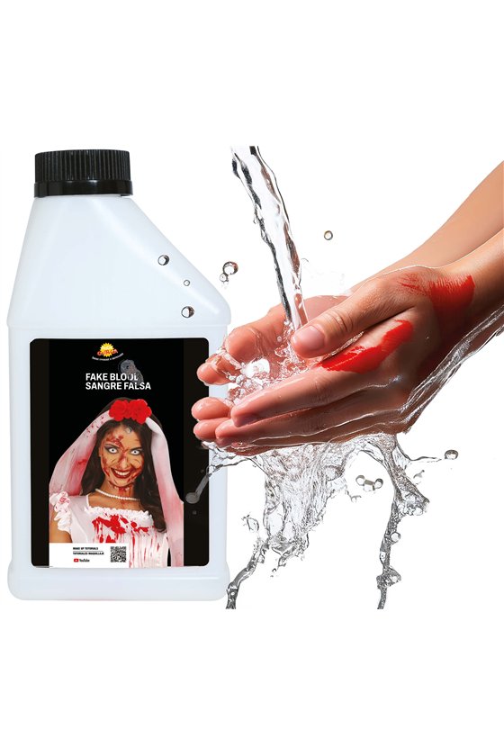 WASHABLE BLOOD 1 LITER BOTTLE, HIGH QUALITY