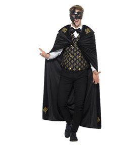 Deluxe Phantom Costume, Black & Gold