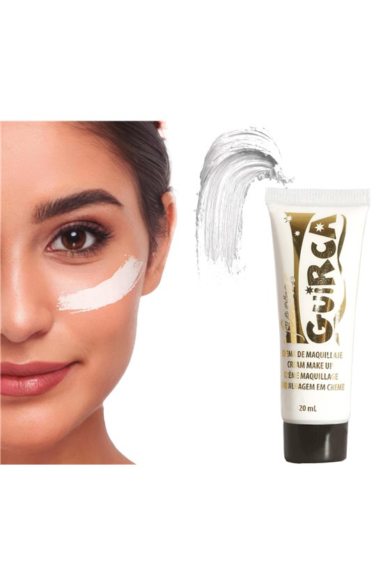 MAKE-UP TUBE, CREME 20ML, WHITE