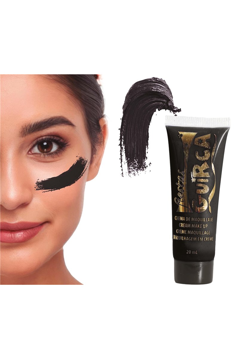 MAKE-UP TUBE, CREME 20ML, BLACK