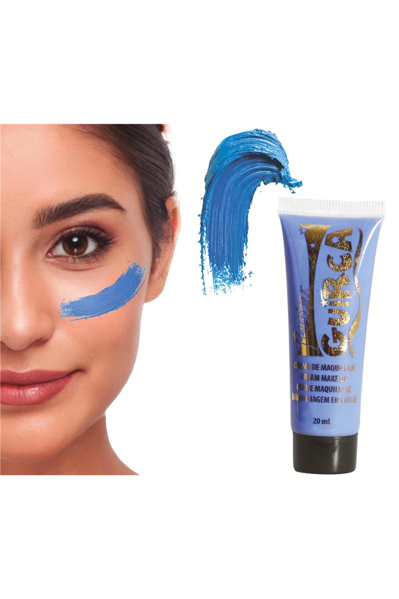 MAKE-UP TUBE, CREME 20ML, DARK BLUE