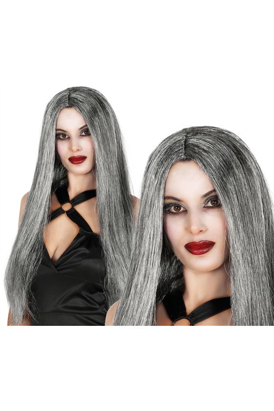 STRAIGHT GREY WIG