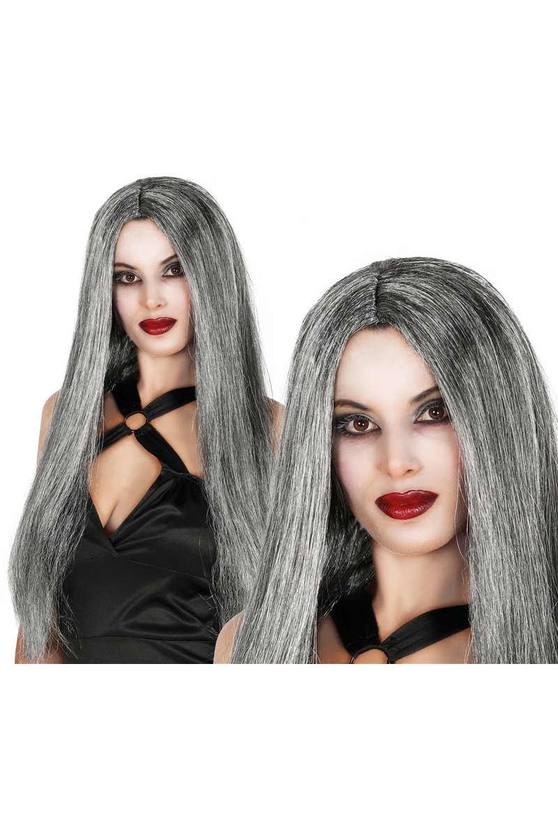 STRAIGHT GREY WIG