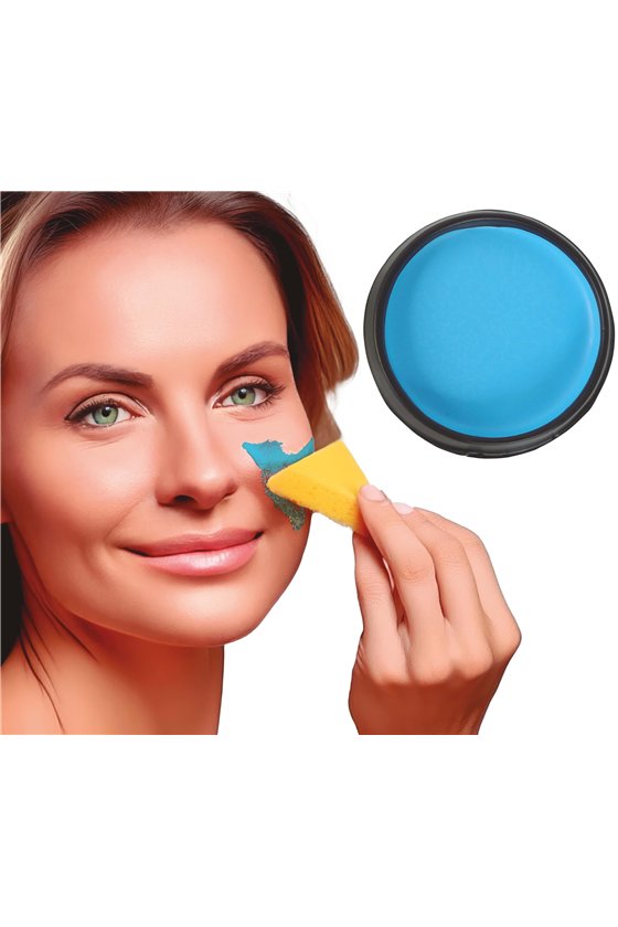 SKY BLUE MAKEUP WITH SPONGE 9 GR