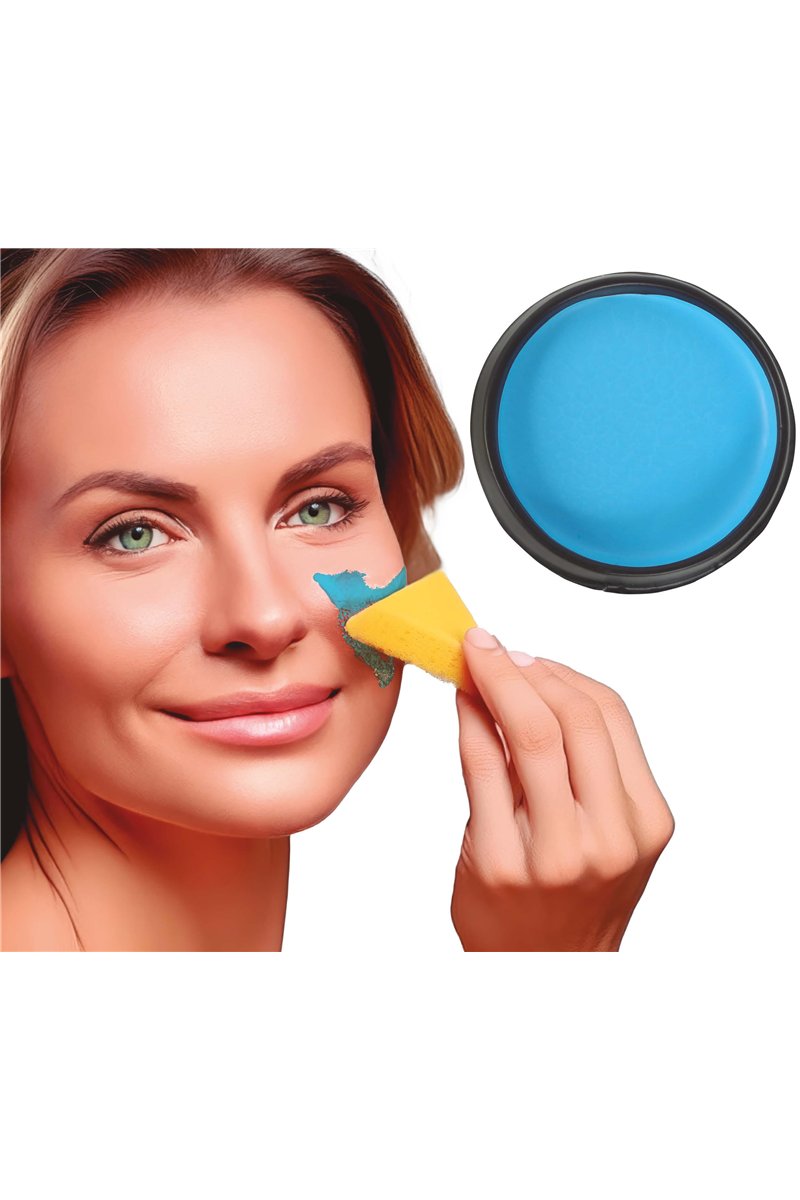 SKY BLUE MAKEUP WITH SPONGE 9 GR