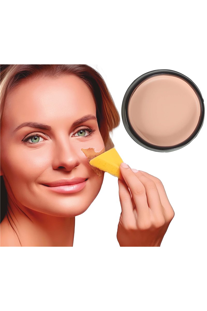 FLESH COLOR MAKEUP WITH SPONGE 9 GR