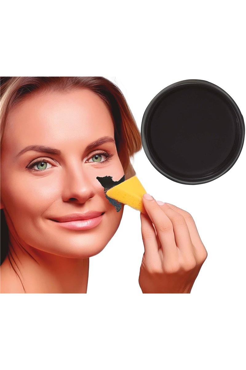 BLACK MAKEUP WITH SPONGE 9 GR
