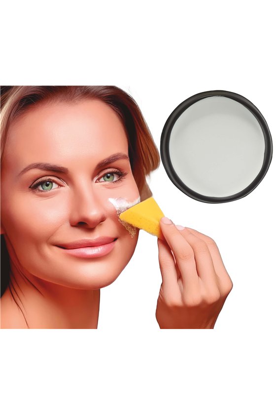 WHITE MAKEUP WITH SPONGE 9 GR