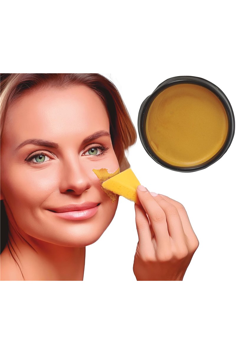 GOLD MAKEUP WITH SPONGE 9 GR