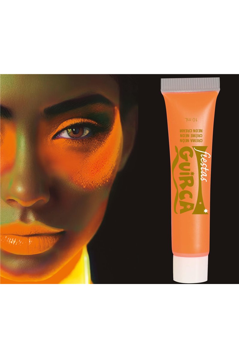 NEON ORANGE MAKEUP TUBE, 10 ML
