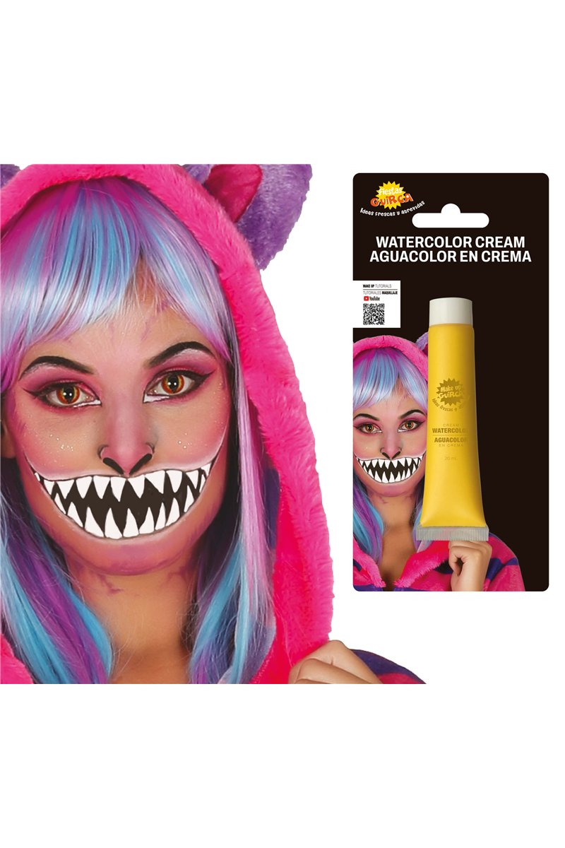 YELLOW WATERBASED MAKEUP TUBE 20 ML