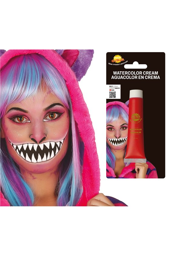 RED WATERBASED MAKEUP TUBE 20 ML