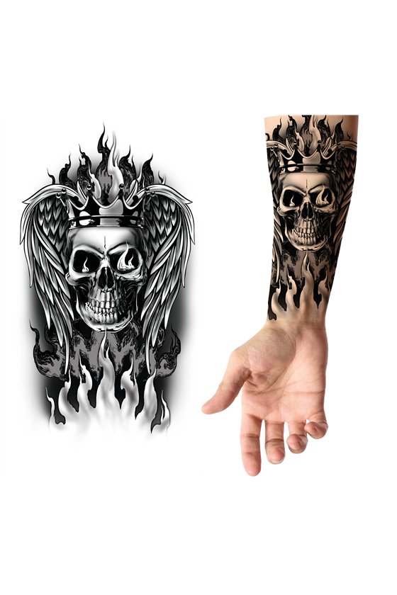 SKULL TATTOO, 14x30 CMS