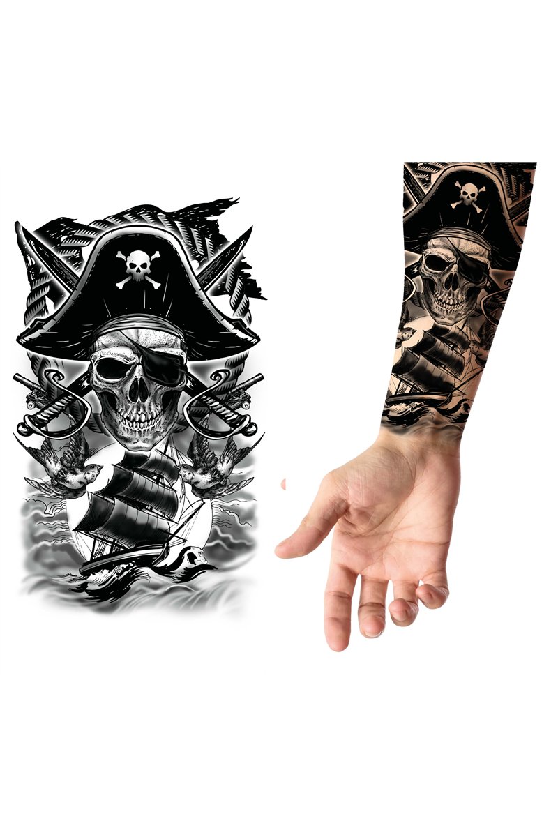 PIRATE TATTOO, 14x30 CMS