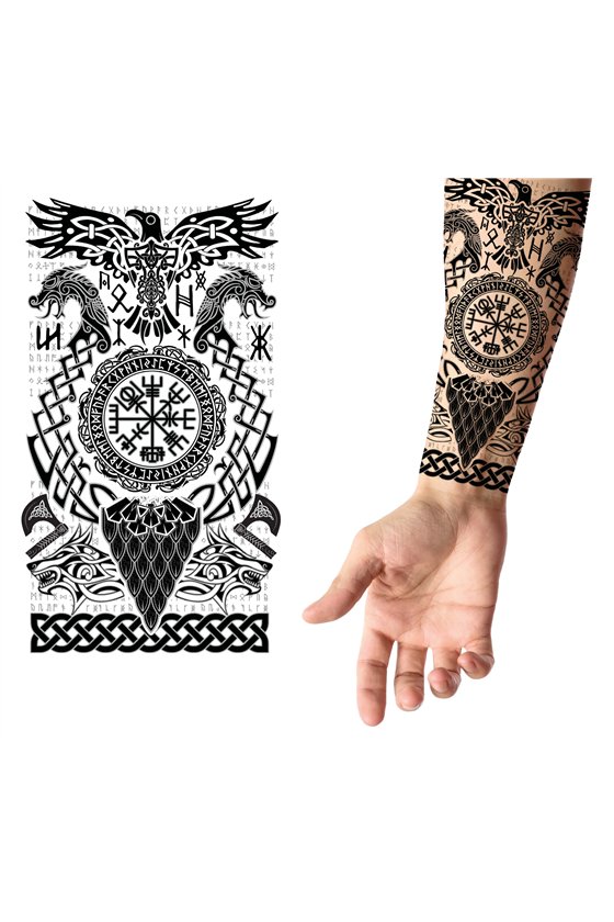 VIKING TATTOO, 14x30 CMS