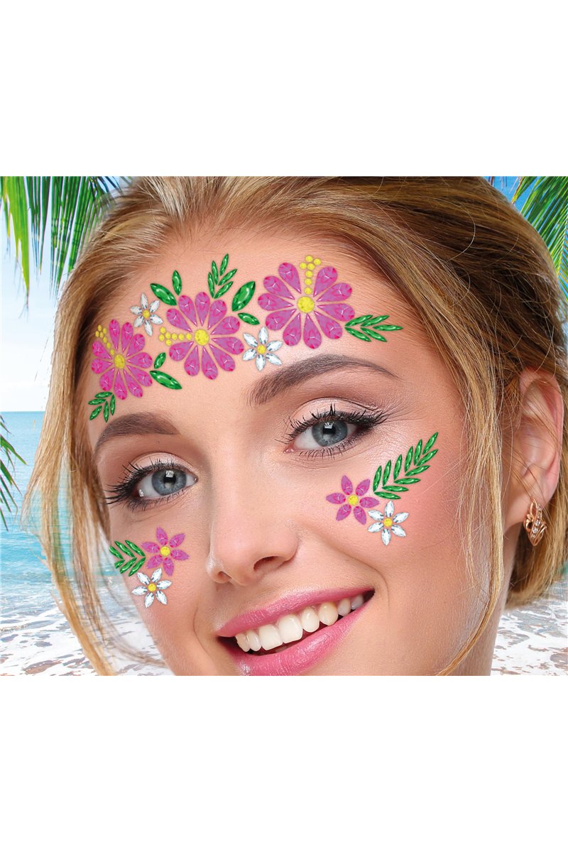 FLOWERS FACIAL JEWELRY