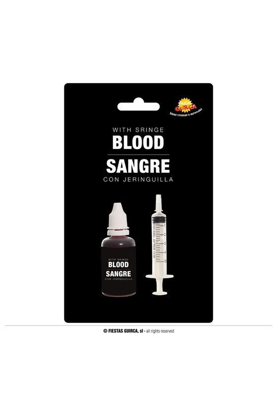 BLOOD WITH SYRINGE 