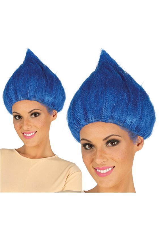 BLUE DWARF WIG IN BOX