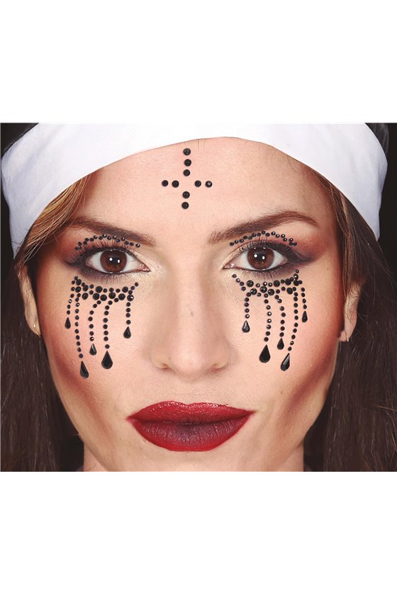 FACE GEMS ADHESIVE NUN
