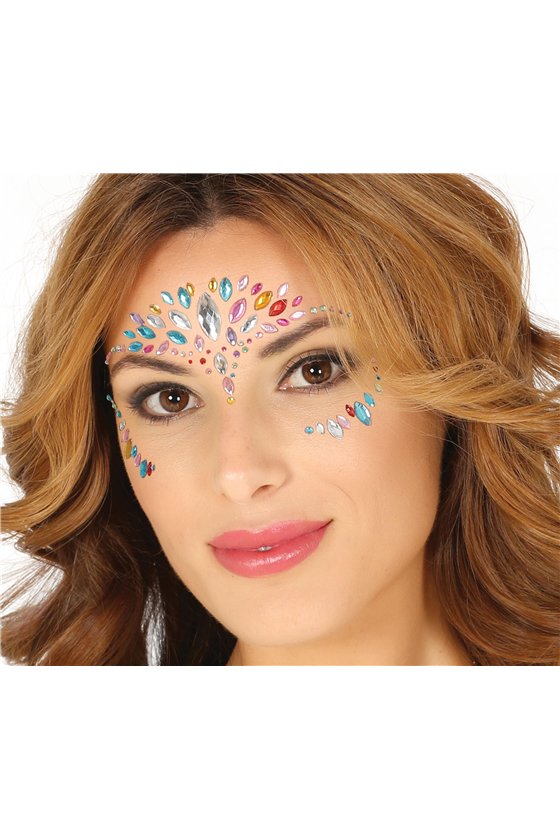 ADHESIVE FACIAL JEWELLERY COLOURS