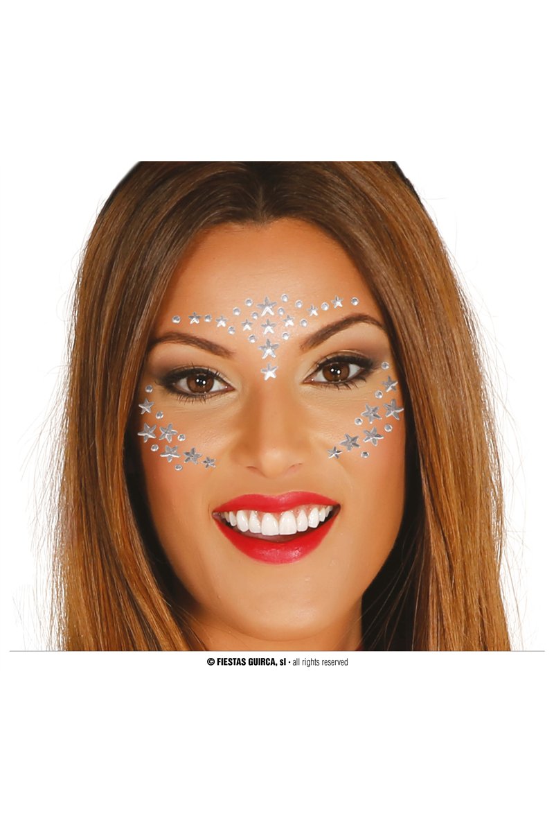ADHESIVE STAR FACE JEWELLERY