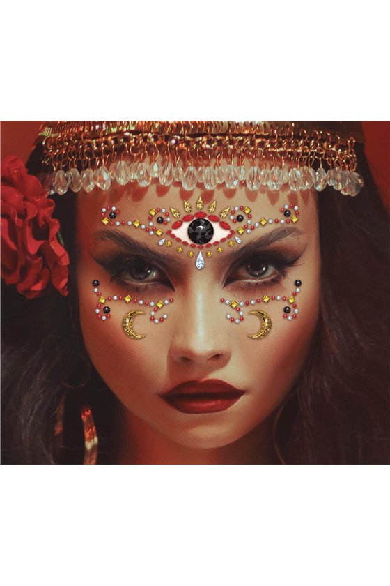 STICKER FACE JEWELS MEDIUM