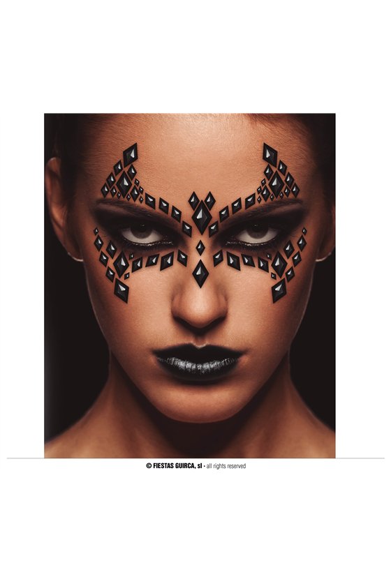 STICKER FACE JEWELS BAT
