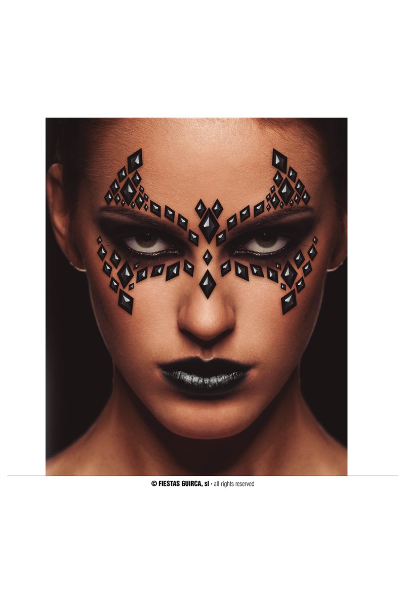 STICKER FACE JEWELS BAT